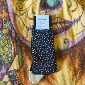 Paul Smith Black and White Polka Dot Socks
